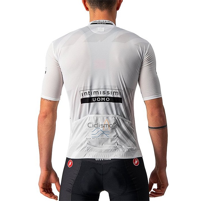 Giro d'Italia Ropa Ciclismo Culotte Corto 2021 Hombre Mangas Cortas Blanco